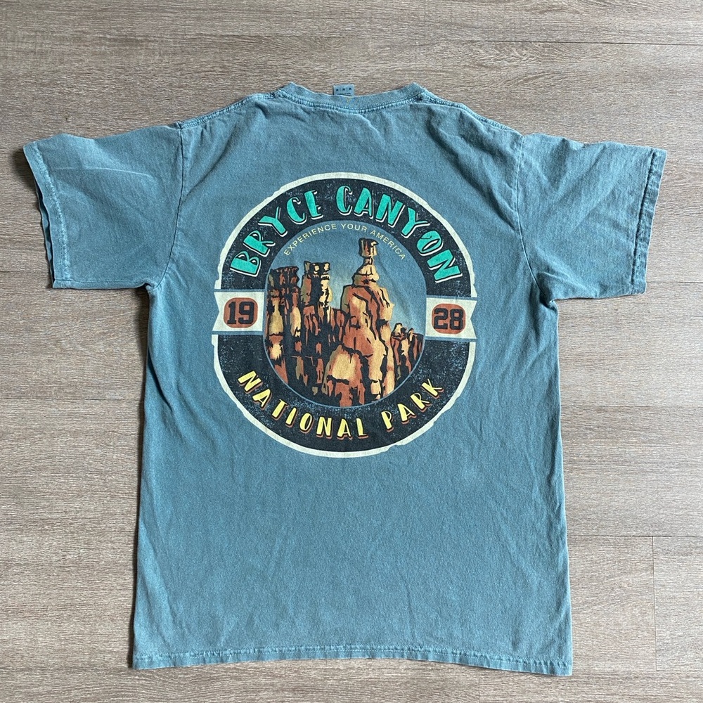 Medium Bryce Canyon National Park blue cotton t-shirt 1170 - Picture 5 of 5